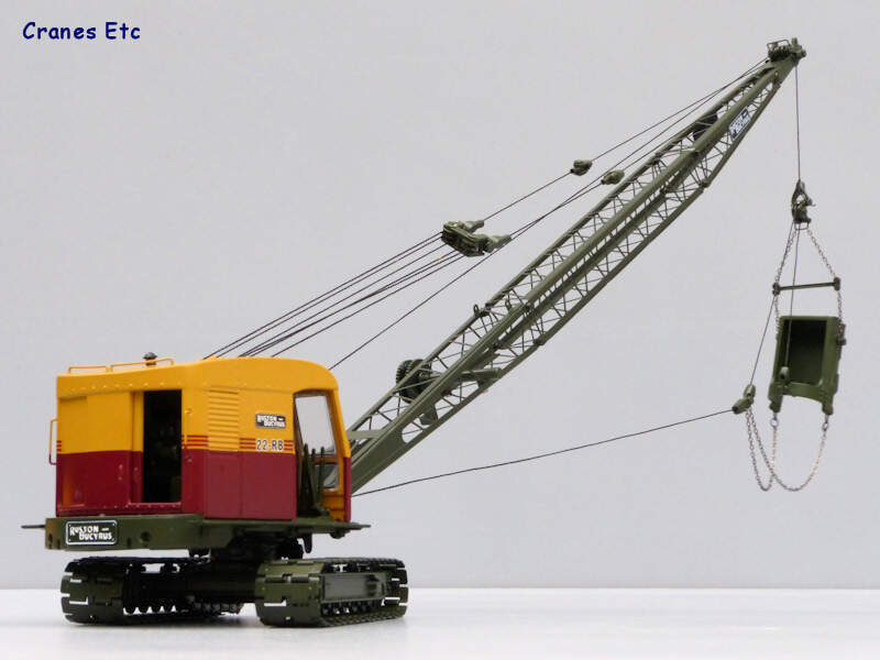 cranes etc:[emd] ruston bucyrus 22 rb dragline / crane / grab 比