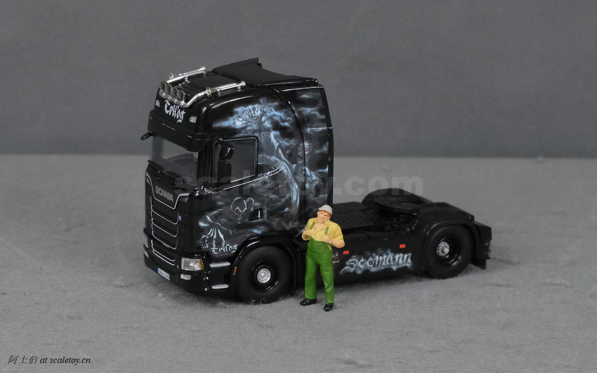 [WSI] SCANIA S HIGHLINE CS20H 4×2 – TRILOG 斯堪尼亚拖头 德国TRILOG公司骷髅彩绘涂装