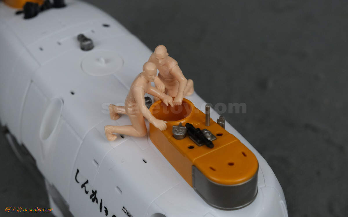 [bandai] shinkai 6500 submarine 日本"深海6500"载人科考潜水器 1