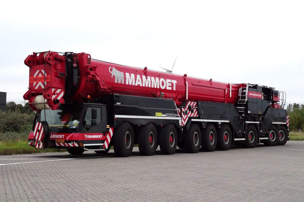 1 mammoet 利勃海尔ltm1750起重机 mammoet涂装