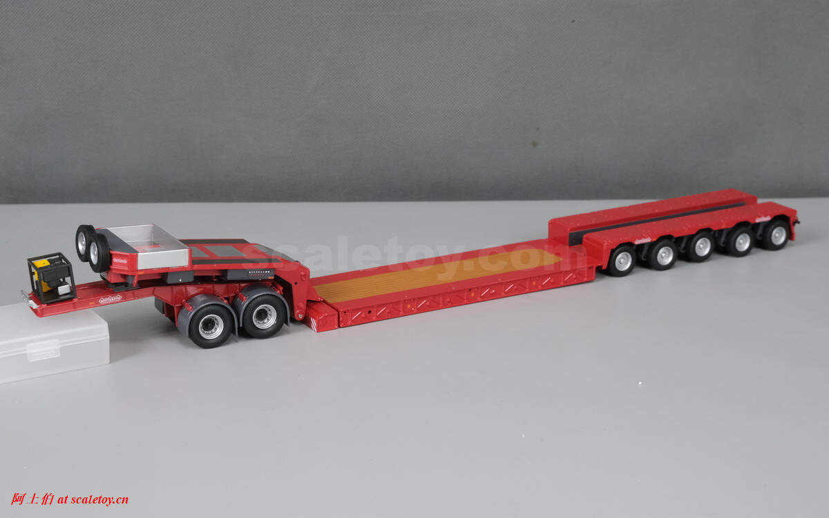 [NZG] NOOTEBOOM 5X EURO-PX LOWLOADER w 2X DOLLY 欧式低板