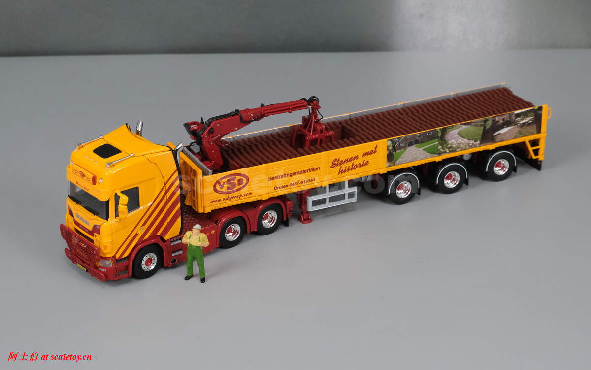 [wsi] scania s highline cs20h 6x2 tag axle with 3x brick trailer