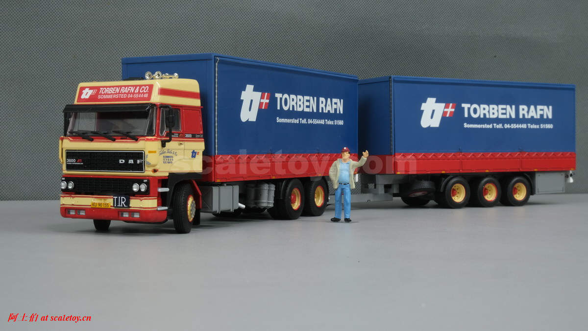 [WSI] DAF 3600 SPACE CAB 6X2 TAG AXLE with 3X COMBI – TORBEN RAFN 达夫厢式货车组合 丹麦TORBEN RAFN公司 历史车型