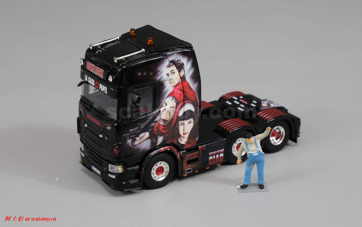 [WSI] SCANIA S HIGHLINE CS20H 6X2 TWINSTEER – OEHLRICH “La casa de papel” 斯堪尼亚拖头 德国Oehlrich Transport公司“纸钞屋”涂装