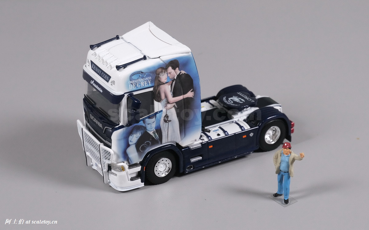 [WSI] SCANIA S HIGHLINE CS20H 4X2 – KENNY COIN (DE GREY) 斯堪尼亚拖头 法国KENNY COIN公司《五十度灰》彩绘