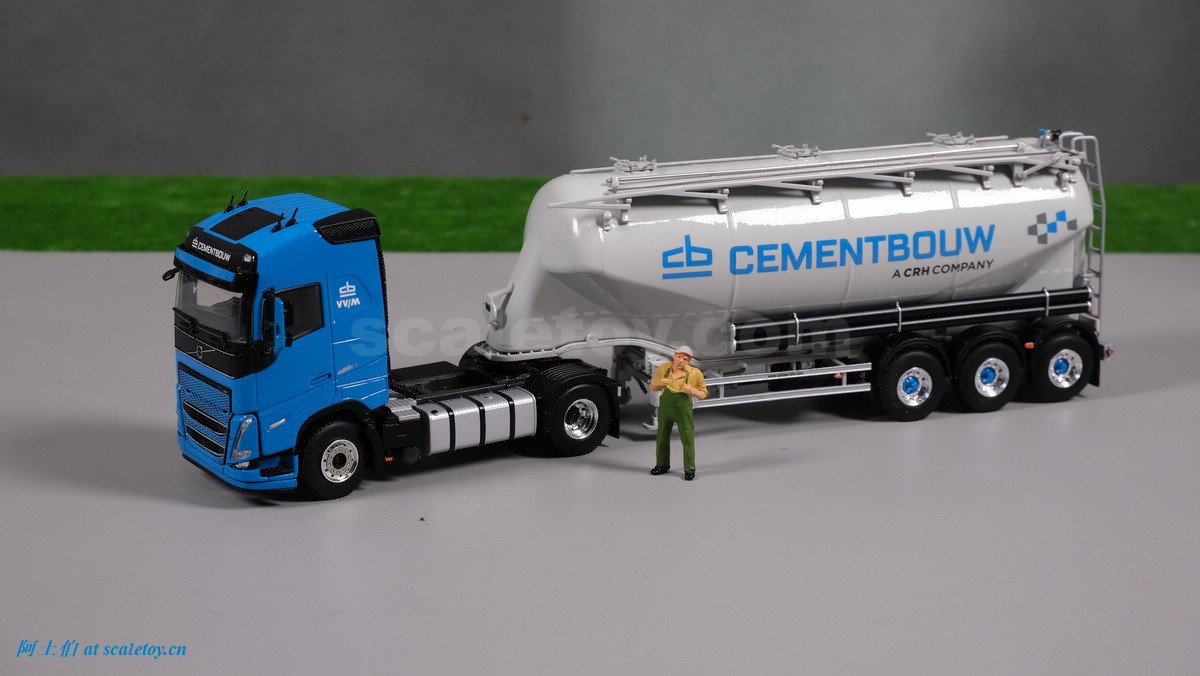 [WSI] VOLVO FH5 GLOBETROTTER 4X2 with 3X BULK TRAILER – CEMENTBOUW 沃尔沃拖头水泥粉罐车 荷兰CEMENTBOUW公司涂装