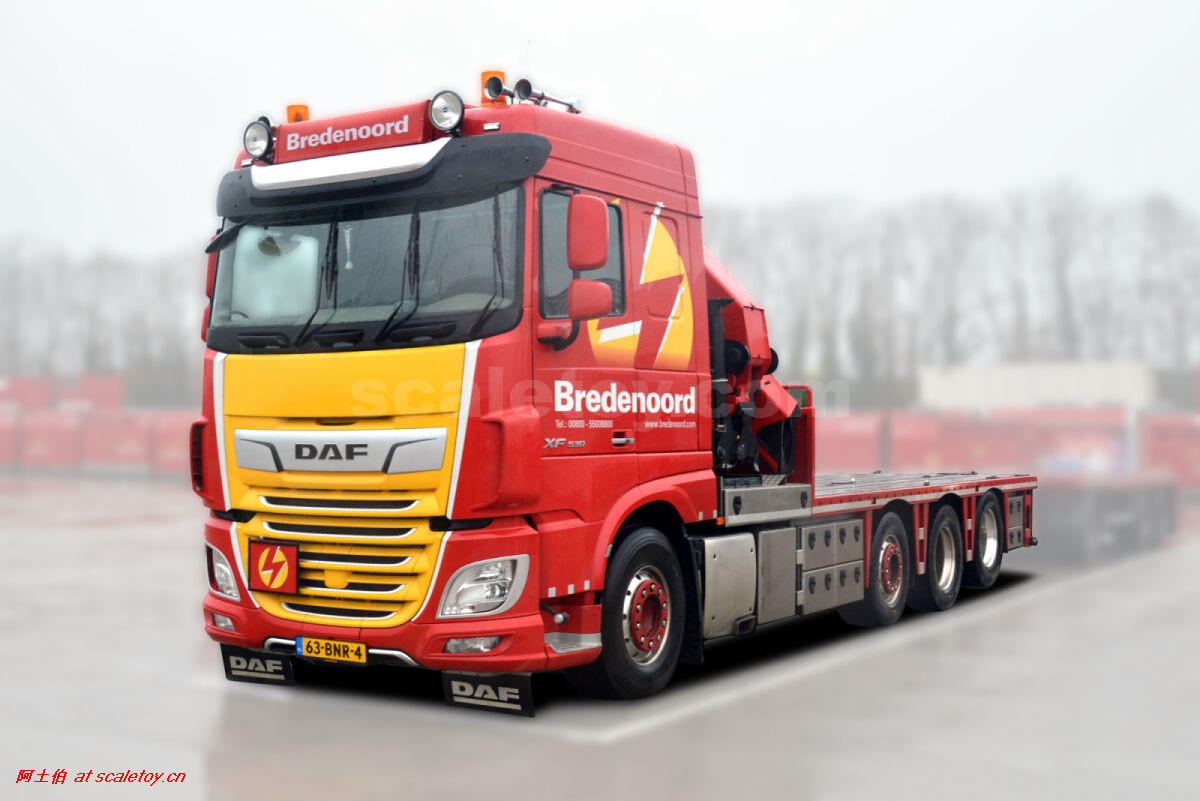 [WSI] DAF XF SPACE CAB MY2017 8X2 TRIDEM WITH PALFINGER PK 65002 SH – BREDENOORD 达夫卡车带帕尔菲戈随车吊 荷兰BREDENOORD公司
