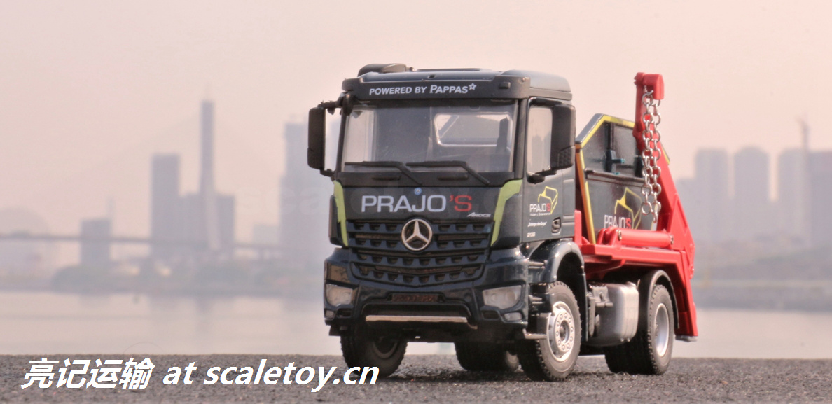 Conrad 1:50 MB Arocs/MEILLER 装载卡车模型 78216/05