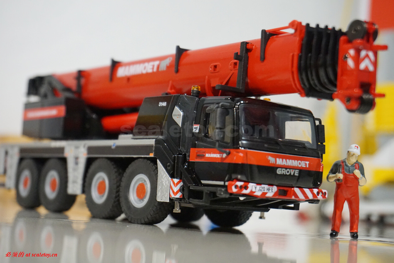 [CONRAD]1:50 MAMMOET GROVE 4100L-1 格鲁夫100吨全地面起重机 大象涂装