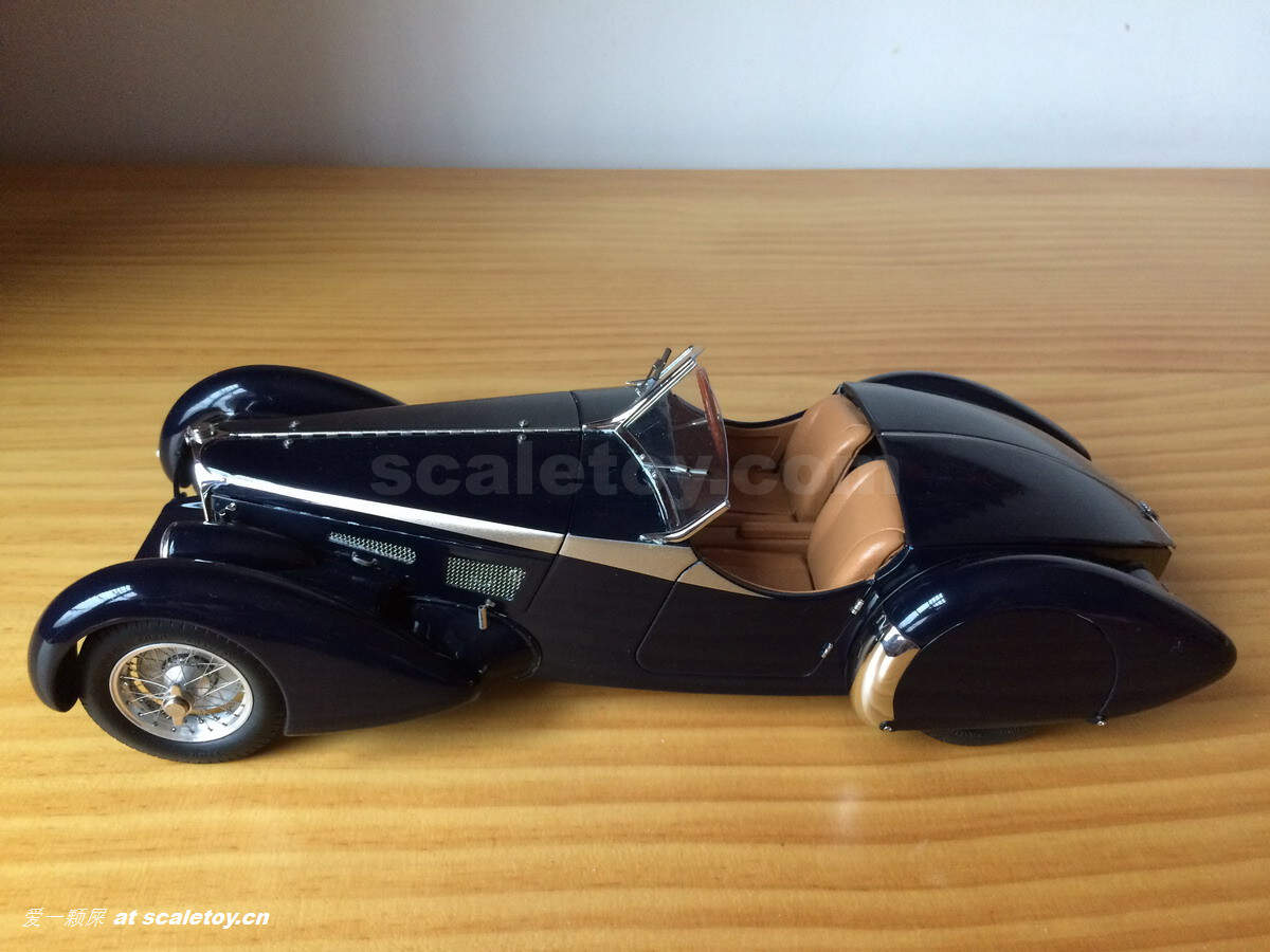 比例模型玩具天地» [CMC]1938 BUGATTI-57SC- Corsica Roadster 1/18