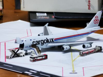 [HERPA] BOEING 747-400F – cargolux 卢森堡开鼻机 1/500比例